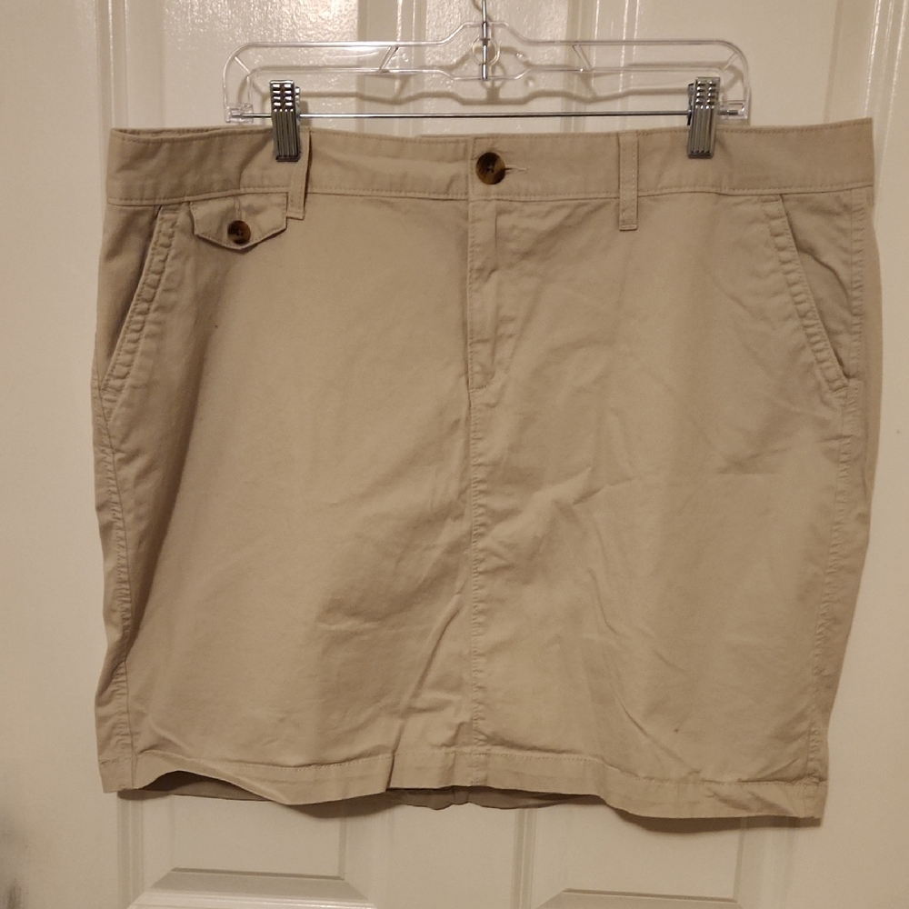 Old Navy Size 18 Khaki Mini Skirt